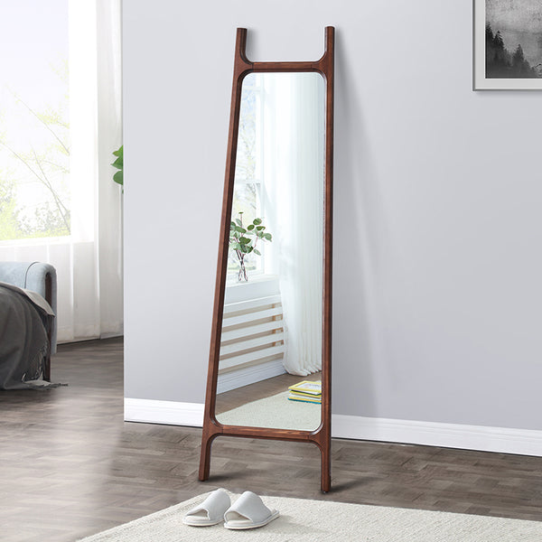 Modern Oriental Solid Wood Standing Mirror - Staunton and Henry