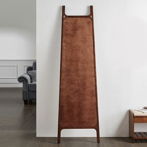 Modern Oriental Solid Wood Standing Mirror - Staunton and Henry