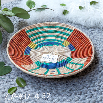 Decorative Tribal Woven Straw Bowls - Staunton and Henry