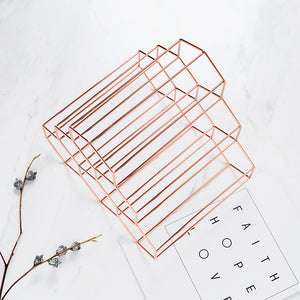 Gold Hexagon Wine Rack - Staunton and Henry