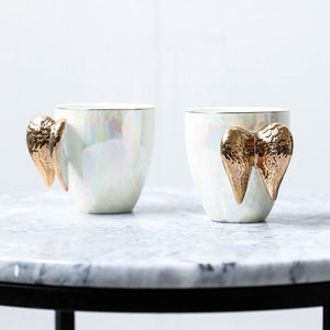 Pearlescent Angel Wings Coffee Mug - Staunton and Henry