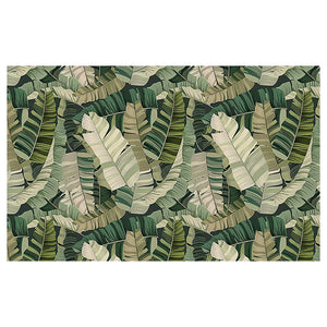 Dark Green Plantation Leaf Wallpaper - Staunton and Henry