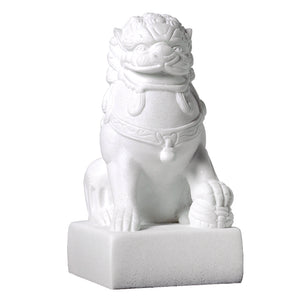 White Foo Dogs - Set of 2 - Staunton and Henry