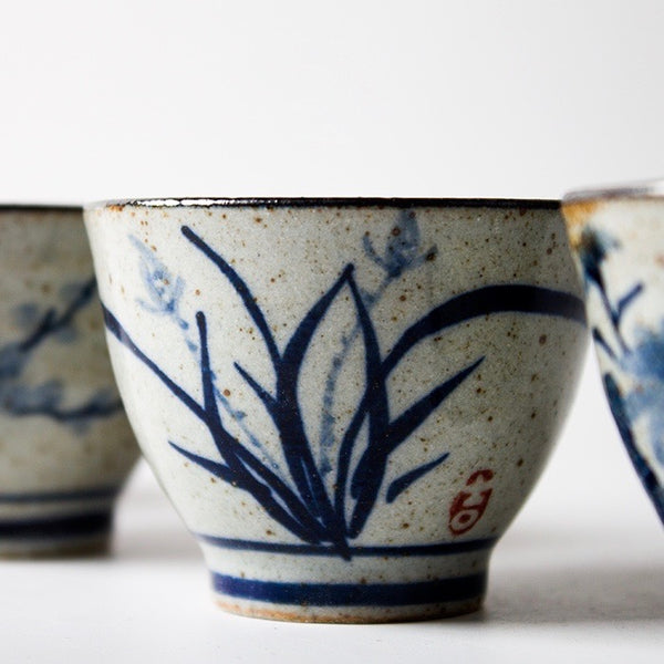 Ceramic Turkish Tea Cup Set Boho Style Tea Cups Authentic 