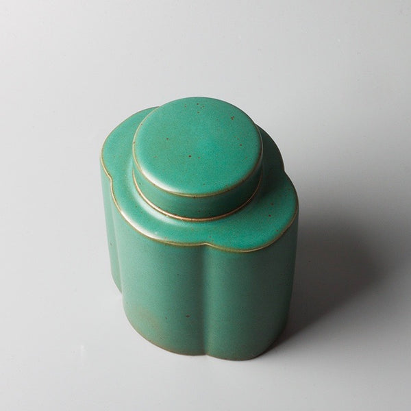 Jade Green Oriental Tea Canister - Staunton and Henry