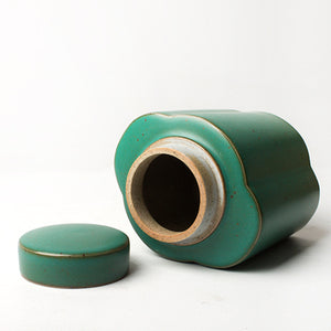 Jade Green Oriental Tea Canister - Staunton and Henry