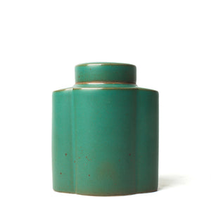 Jade Green Oriental Tea Canister - Staunton and Henry