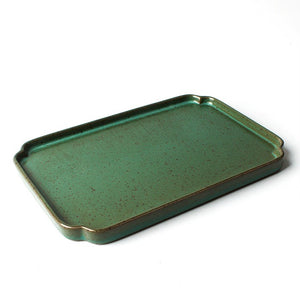 Jade Green Oriental Tea Tray - Staunton and Henry