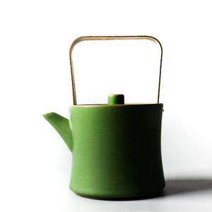 Mirai Modern Green Oriental Tea Pot - Staunton and Henry