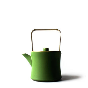 Mirai Modern Green Oriental Tea Pot - Staunton and Henry