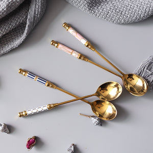 Gatsby Elegant Modern Dessert Spoons - Set of 4 - Staunton and Henry
