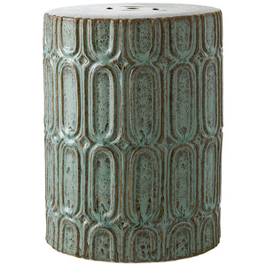 Oriental Jade Ceramic Garden Stool - Staunton and Henry