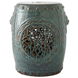 Oriental Jade Ceramic Garden Stool - Staunton and Henry