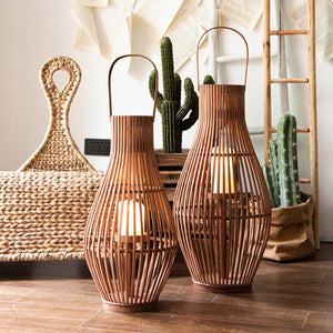 Kuta Bamboo Floor Lantern - Staunton and Henry