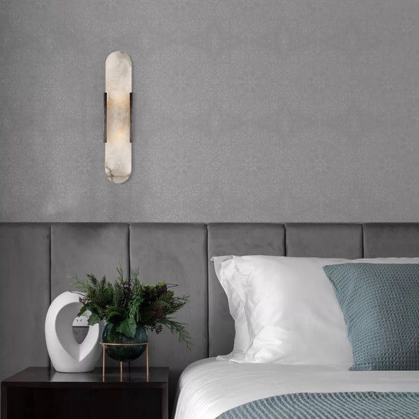 Modern Marble and Gold Wall Light - Staunton and Henry