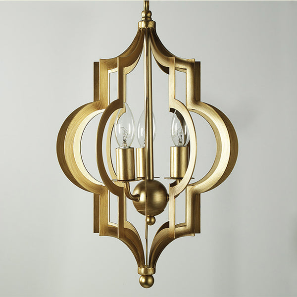 Moroccan Style Brass Pendant Light - Staunton and Henry