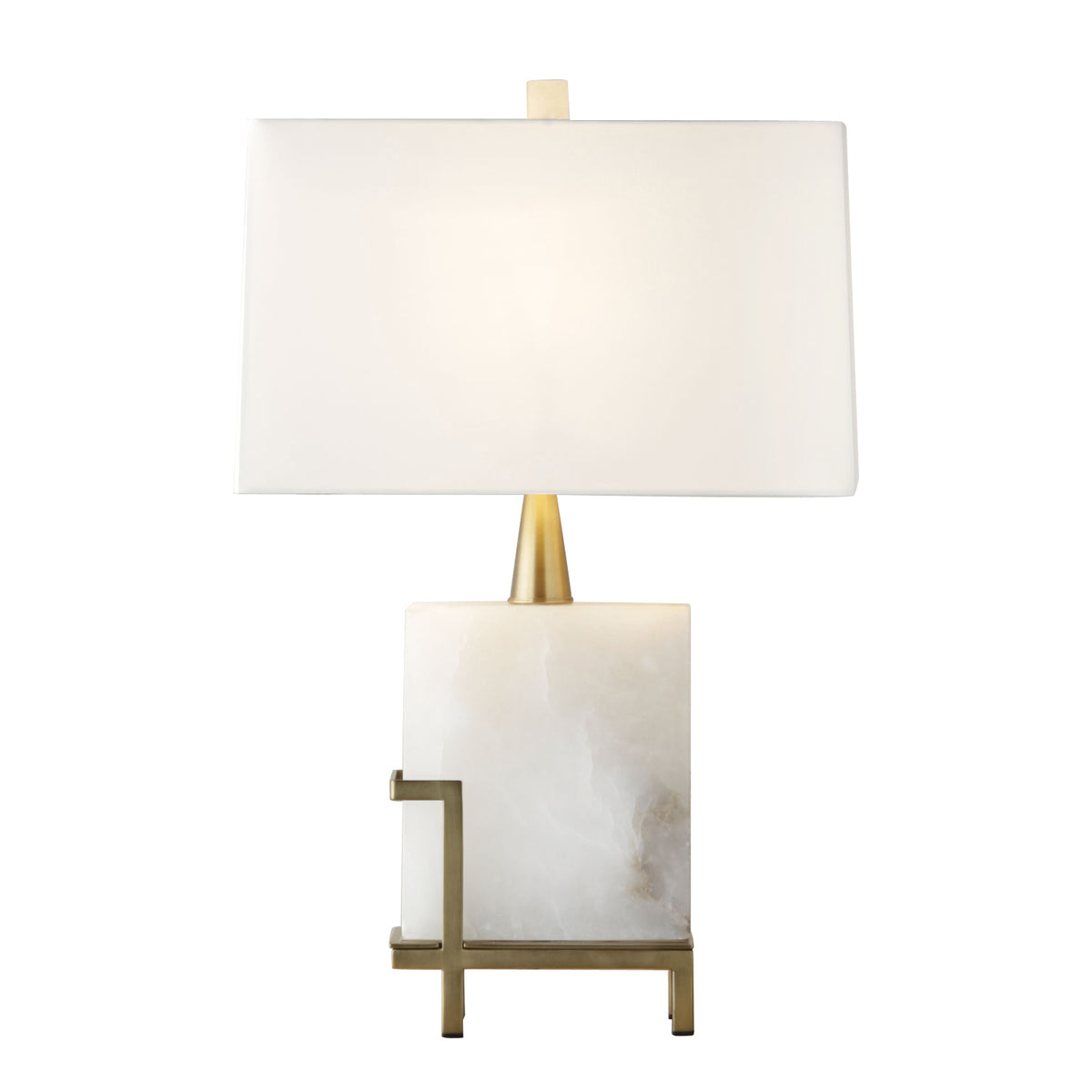 Buy Modern Square White Marble Table Lamp – Staunton and Henry