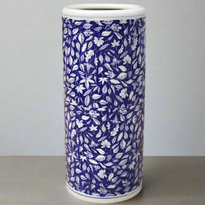 Blue and White Chinese Umbrella Stand - Staunton and Henry