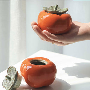 Persimmon Condiment Jars - Set of 2 - Staunton and Henry