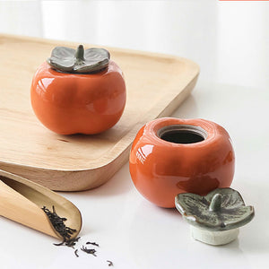 Persimmon Condiment Jars - Set of 2 - Staunton and Henry