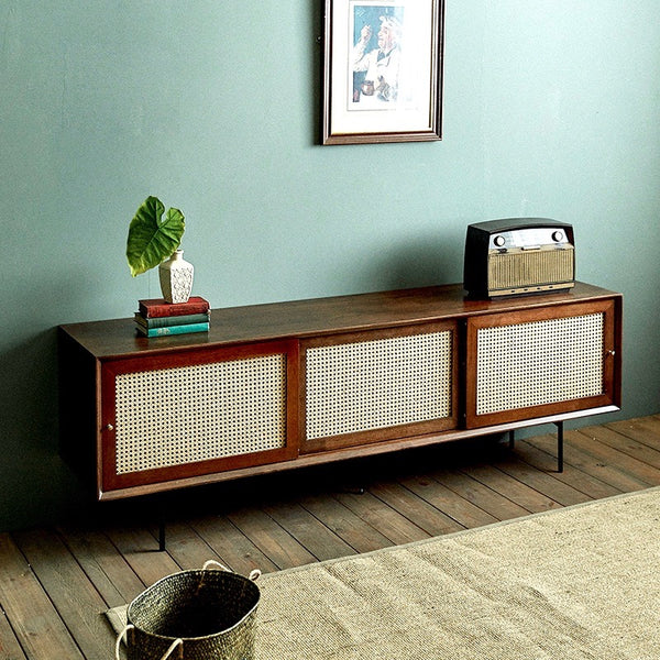 Mid Cenutry Modern Wood TV Cabinet - Staunton and Henry