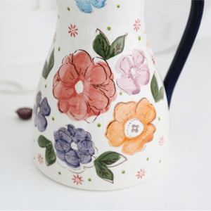 Hilda Hand Painted Ceramic Water Jug - Staunton and Henry
