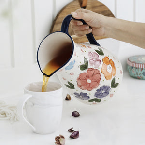 Hilda Hand Painted Ceramic Water Jug - Staunton and Henry