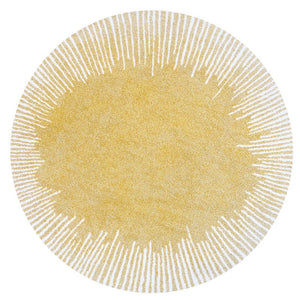 Arbus Modern Yellow Round Rug - Staunton and Henry
