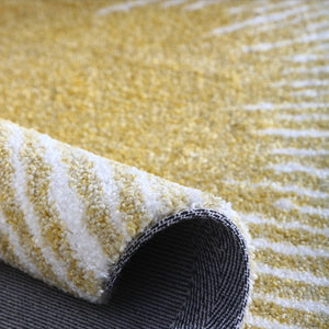 Arbus Modern Yellow Round Rug - Staunton and Henry
