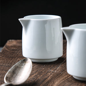 Modern White Milk Jug - Set of 2 - Staunton and Henry