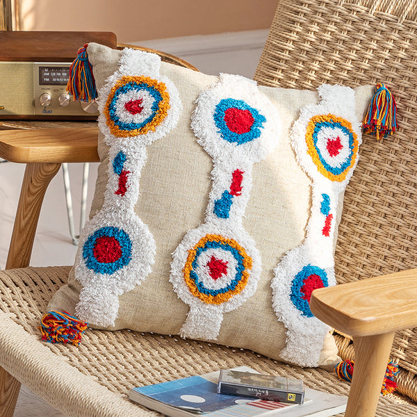 Tenzin Colorful Modern Tribal Throw Cushions - Staunton and Henry