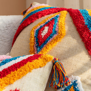 Tenzin Colorful Modern Tribal Throw Cushions - Staunton and Henry