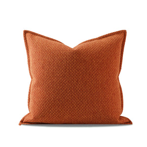 Woven Burnt Orange Throw Cushion - Staunton and Henry