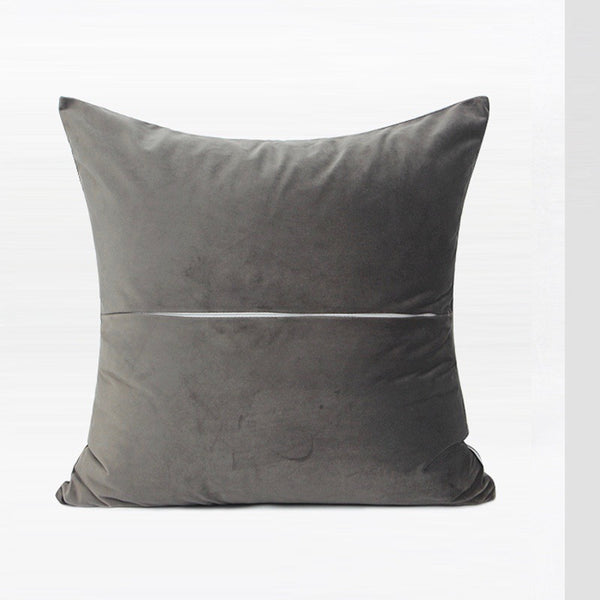 Modern Taupe and Grey Throw Cushion - Staunton and Henry