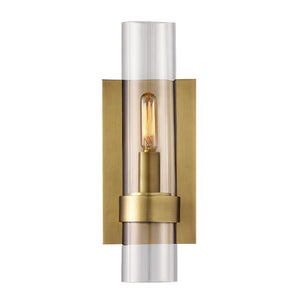 Modern Brass Wall Light - Staunton and Henry