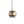Modern Gold and Smokey Glass Pendant Light - Staunton and Henry