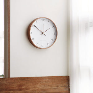 Arlo Nordic Wall Clock With Wood Frame - Staunton and Henry