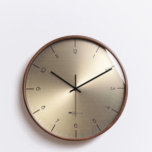 Gold Bauhaus Style Wall Clock - Staunton and Henry