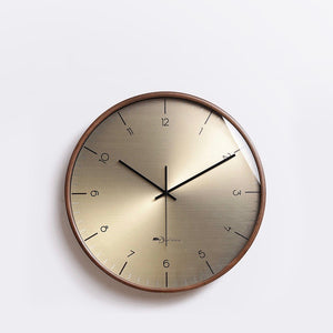 Gold Bauhaus Style Wall Clock - Staunton and Henry
