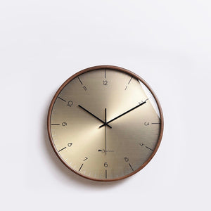 Gold Bauhaus Style Wall Clock - Staunton and Henry