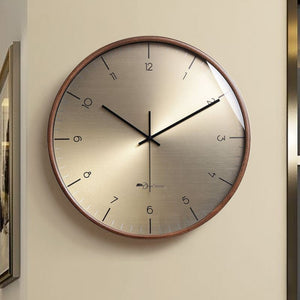 Gold Bauhaus Style Wall Clock - Staunton and Henry