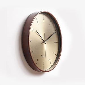 Gold Bauhaus Style Wall Clock - Staunton and Henry