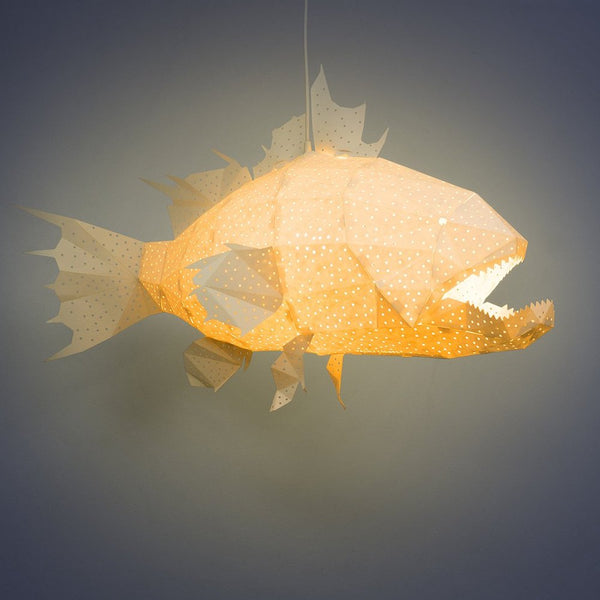 Grouper Fish Origami Ceiling Light - Staunton and Henry