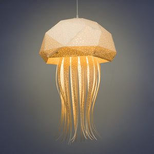 Jelly Fish Origami Ceiling Light - Staunton and Henry