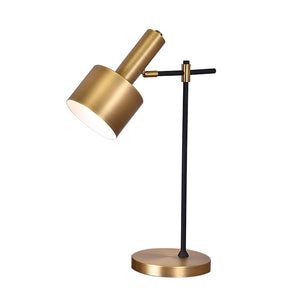 Vera Modern Black and Gold Desk Lamp - Staunton and Henry