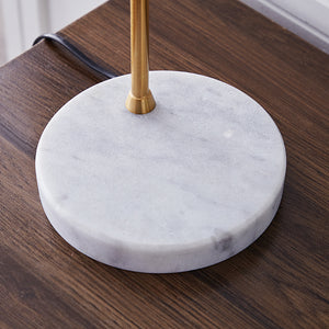 Lily Nordic Marble and Gold Table Lamp - Staunton and Henry