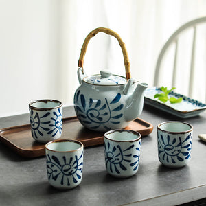 Akari Blue and White Japanese Tea Set - Staunton and Henry