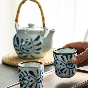 Akari Blue and White Japanese Tea Set - Staunton and Henry