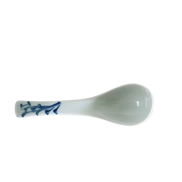 Akari Blue and White Japanese Soup Spoons - Staunton and Henry