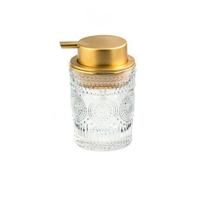 Gold and Glass Vintage Soap Dispenser - Staunton and Henry